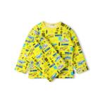 ショッピングパジャマ パジャマ 「綿100％」JR新幹線電車総柄長袖キルトパジャマ キッズ 子供 男の子 女の子