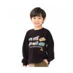 ショッピング恐竜 トレーナー  働く車・恐竜アップリケ裏毛トレーナー キッズ 子供服 男の子