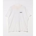 [PEANUTS] вышивка короткий рукав футболка FREE белый мужской 