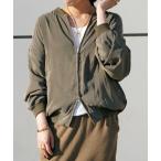 コート アウター スエードライクサテンブルゾン レディース