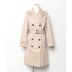 「UNTITLED」 トレンチコート 42 ライトベージュ レディース