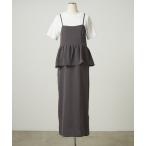 ワンピース 「セットアイテム」キャミワンピース+Tシャツ