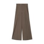 ショッピングedition スラックス パンツ ウールライク スラックス レディース