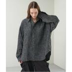 ショッピングツイード シャツ Front Tucked Tweed Shirt - フロントタック ツイードシャツ メンズ レディース