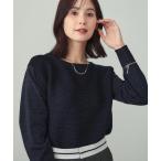 ショッピングラメ ニット セーター 「洗える／ラメ」ボートネックニット レディース