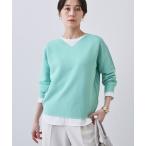 ニット セーター 「洗える／無縫製」パフスリーブニット レディース