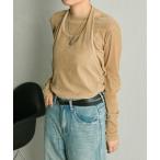 tシャツ シアーベロアトップス「SUM1 STYLE(スミスタイル)」 レディース