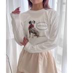 ショッピングダルメシアン tシャツ ダルメシアンリボンロンT／長袖Tシャツ レディース