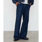 ショッピングlee ジーンズ Lee/リー「NEW」WRANCHER WIDE DENIM/ランチャーフレアーワイドデニム/センタープレス入りデニム/ワイドデニムパンツ