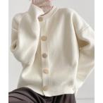 カーディガン ビックボタンドロッ