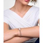 ショッピングダニエルウェリントン 腕時計 Quadro Mini 15.4x18.2MM Arch 3-Link レーディス腕時計 ローズゴールド レディース メンズ