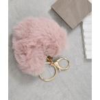 キーホルダー ハートファーチャーム