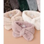 マフラー ストール フェイクファーマフラー ティペット ”アーチロゴ” レディース