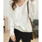 ニット セーター Ｖネックユッタリ