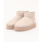 ショッピングアルジー ブーツ 「ALGY」ロゴパッチアツゾコボアブーツ キッズ 子供 男の子 女の子