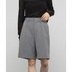 パンツ フロントステッチショートパンツ レディース