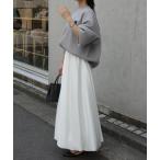 スカート サテンバルーンロングスカート