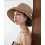 「AIC.」 ストローハット FREE ベージュ レディース