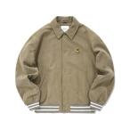 「COVERNAT」 スタジャン MEDIUM ベージュ メンズ