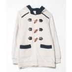 [X-girl] полупальто "даффл коут" 1 серый женский 