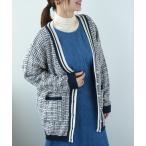 「INTERPLANET」 ニットカーディガン FR