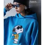 [PEANUTS] вязаный Parker L голубой женский 