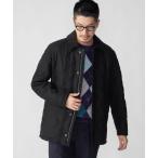 「SHIPS」 ステンカラーコート LARGE ブラック メンズ