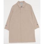 [green label relaxing] пальто с отложным воротником M бежевый мужской 