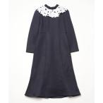 ショッピングカフス 「CELFORD」 長袖ワンピース 36 ネイビー レディース
