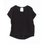 [JEANASIS] трикотаж с коротким рукавом FREE черный женский 