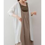 カーディガン Vネックロングカーディガン レディース