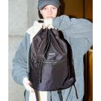 デイバック リュック 撥水 アーバン 巾着ナイロンバックパック レディース メンズ