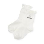 靴下 リボンラインストーンつき　