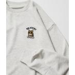 tシャツ 限定展開 リラックスフィット ワンポイント刺繍 クルーネック スウェット / BRAVERY メンズ