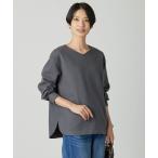 tシャツ メルトンジャージー Vネック カットソー レディース