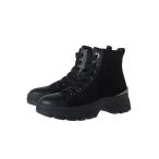 ショッピングラウンドトゥ ブーツ 「軽量」ハイカットスニーカーブーツ レディース