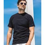 tシャツ 「WEB・直営店限定」1PIU1UGUALE3 RELAX(ウノピゥウノウグァーレトレ リラックス)ダブルラインストーンロゴ半袖Tシャツ