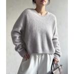 ショッピングニット ニット セーター FOXウールVネックニット レディース