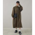 シャツワンピース Dignite Collier サイドラインワンピ