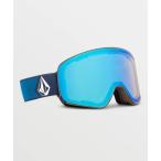 「VOLCOM/ボルコム」 Odyssey - Navy/Cobalt + Ice Chrome + Bonus Lens + Buckle /ボーナ