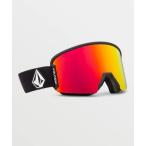 「VOLCOM/ボルコム」 Garden 2 - Matte Black + Red Chrome + Bonus Lens /ボーナスレンズ付きスキ