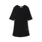 ショッピングパイル ニット セーター パイルレース ハーフスリーブプルオーバー レディース