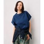 tシャツ 布帛コンビフレンチプルオーバー レディース