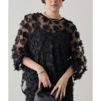 ブラウス シャツ 「Atelier N5/アトリエヌメロサンク」ジャガードシアーブラウス レディース メンズ