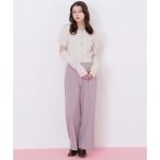 ショッピングSTUART パンツ  「セットアップ対応」ベーシックツイルビットベルトパンツ レディース