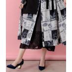 ショッピングシフォン ワンピース 553217：シフォン切替インナーワンピース