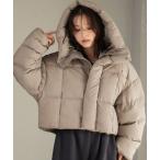 ショッピングショート ダウンコート ダウンジャケット フーデッド ショート丈 ダウンコート レディース