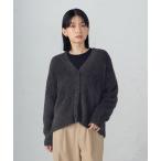 カーディガン 「ウォッシャブル」シャギーニット　カーディガン レディース