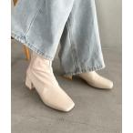 ショッピングウェッジソール ブーツ バッグファスナーヒールブーツ レディース