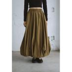 スカート タックバルーンギャザースカート
